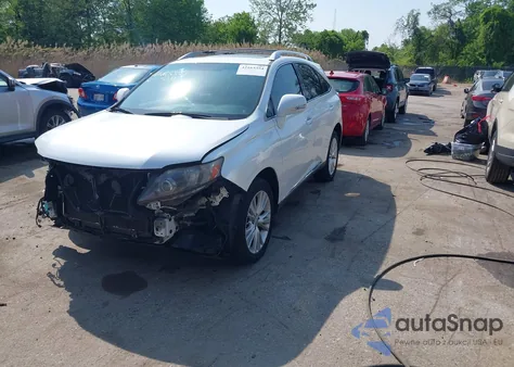 2010 Lexus Rx 450H z USA, uszkodzony, nr VIN JTJBC1BA6A2022986